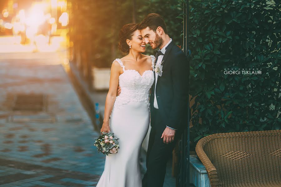 Fotografo di matrimoni Giorgi Tsiklauri (tsiklauri). Foto del 1 febbraio 2017