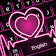 Clavier Coeur Amour Rose Neon icon