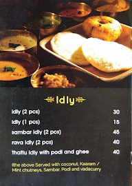 The Old Madras Cafe menu 5