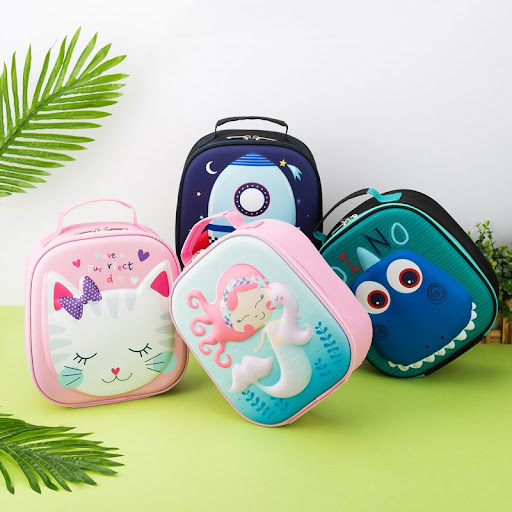 Title 1, Childrens Cartoon Animal Lunch Bag EVA Insulat...