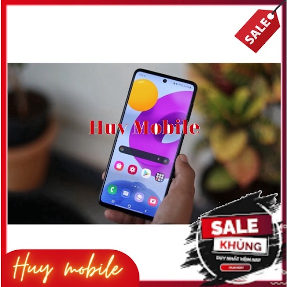 [Giá Sốc] Điện Thoại Samsung Galaxy M52 5G (8Gb/128Gb) Pin Khủng 5000Mah Nguyên Seal Bh 12 Tháng - Huy Mobile