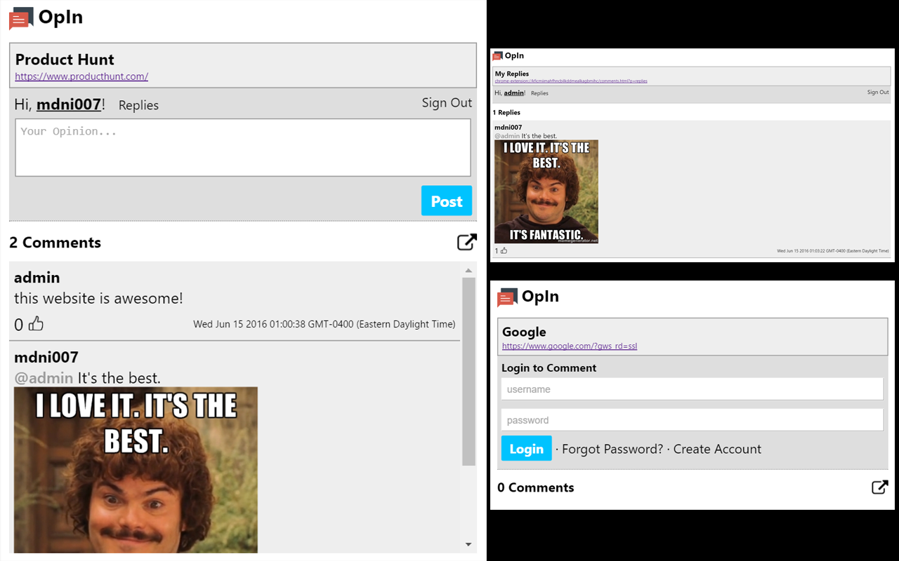 OpIn - Comment Anywhere Preview image 1