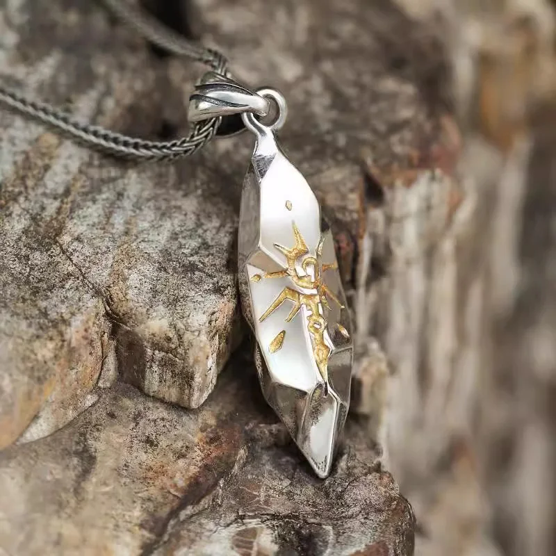 Vintage Wenssteen Ketting Trui Accessoires. Een uniek sieraad voor een vleugje elegantie en persoonlijkheid.