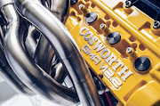 Cosworth GMA V12 engine will rev to 10,500rpm.