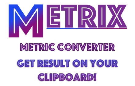 Metrix - Metric Converter to Clipboard small promo image