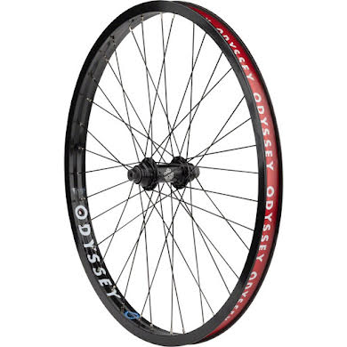 Odyssey Hazard Lite Front Wheel - 24", 3/8" x 100mm, Rim Brake, Black, Clincher