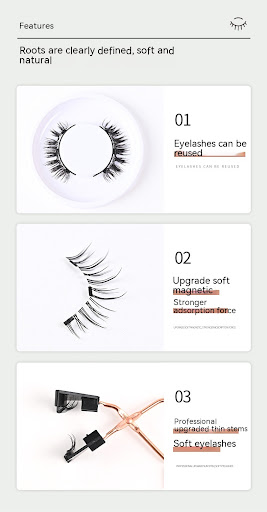 Title 6, Magnetic Adhesive Free False Eyelashes by Littl...