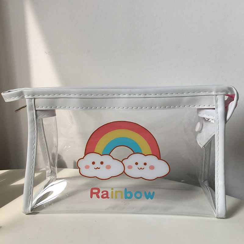 Draagbare transparante make-up organizer voor op reis — Houd uw cosmetica georganiseerd en overzichtelijk, perfect voor reizen en gemakkelijk schoon te maken.