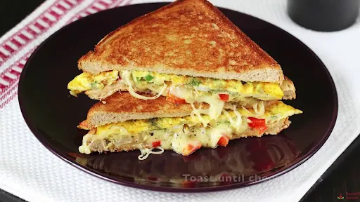 Egg Omelette With Slice (4 Egg)