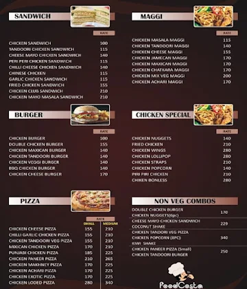 Foodcosta menu 