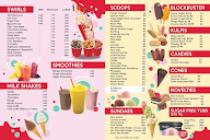 Havmor ice cream menu 1