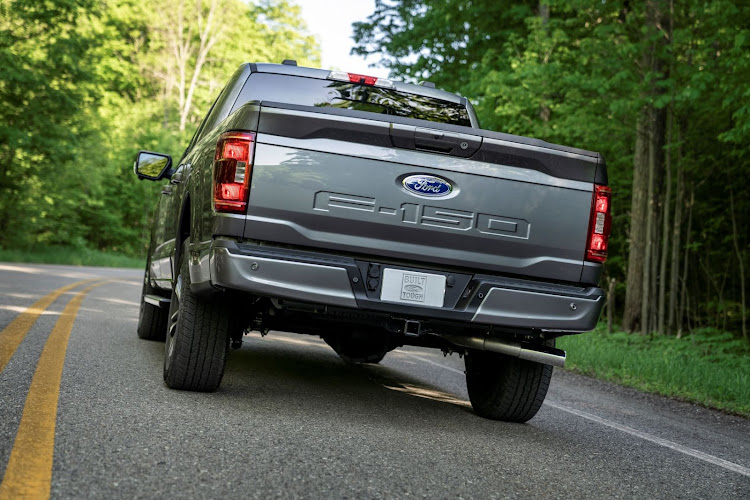 The bold new Ford F-150. Ford will offer a hybrid version of the F-150, while an electric model is expected within two years.