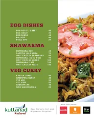 Kuttanad Restaurant menu 2