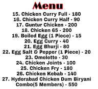 Friends Adda Rayalaseema Style menu 2