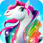 Rainbow Horse Caring 🐴 Pony Dress Up Beauty Salon  Icon