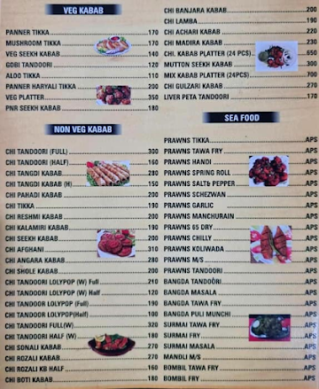 Varsha Decoration menu 