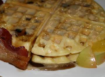 Dutch Cream Waffles with Maple Honey Butter