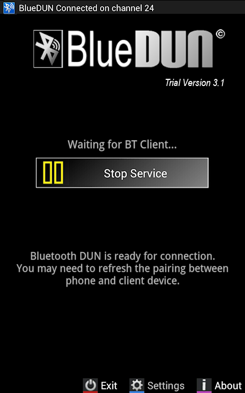 Скриншот BlueDUN+ Trial