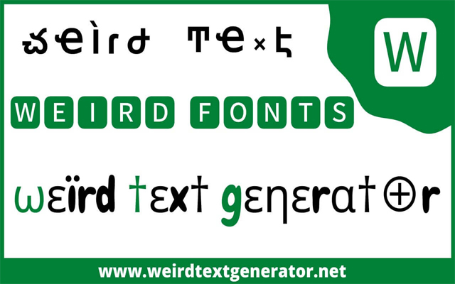 Weird Text Generator ᐈ #201+ Zalgo Text Fonts