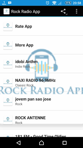 Rock Radio App