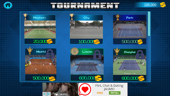 Real Tennis 2017 Free Screenshot