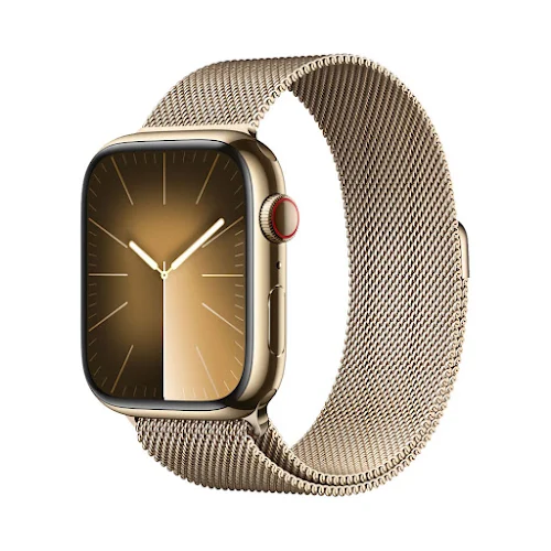 Apple Watch Series 9 4G 45mm Gold (Vỏ Thép Dây Thép)