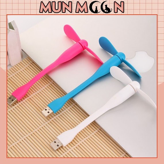 Quạt Usb 2 Cánh Mini Cầm Tay Siêu Mát - Đèn Usb