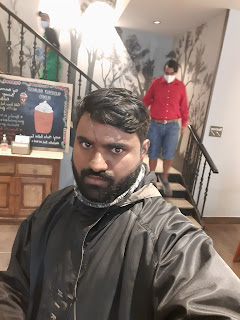 Ramu Charan at Starbucks, Koramangala 7th Block,  photos