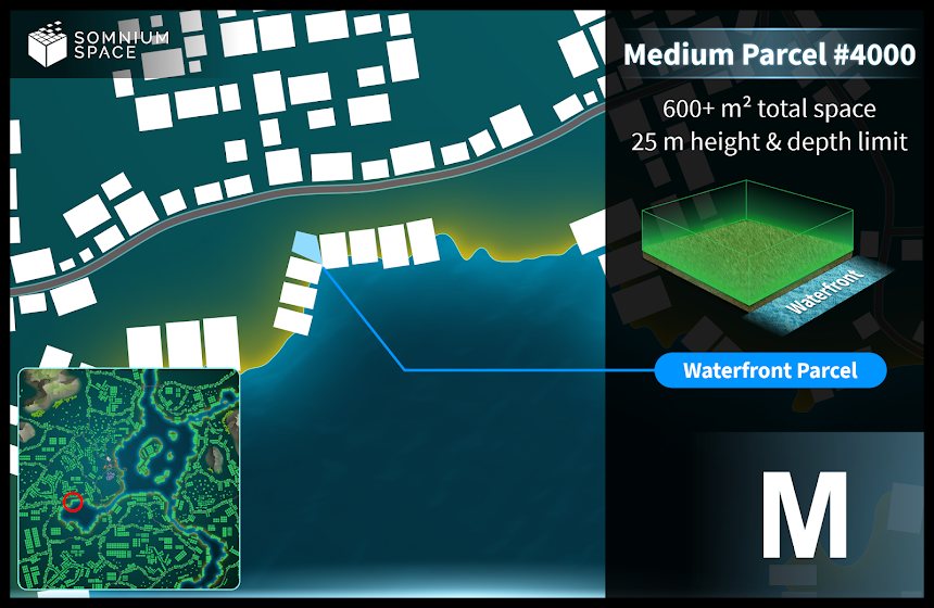 Medium #4000 (M) parcel in Somnium Space