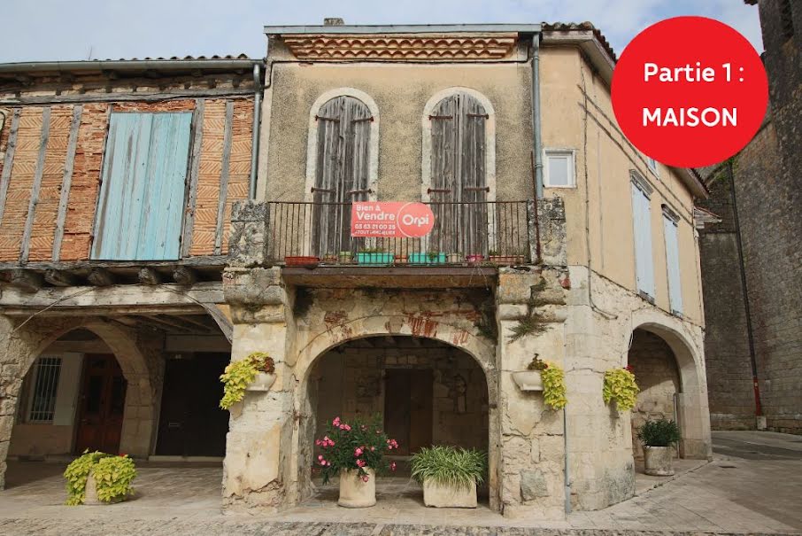 Vente maison 4 pièces 121 m² à Castelsagrat (82400), 59 000 €