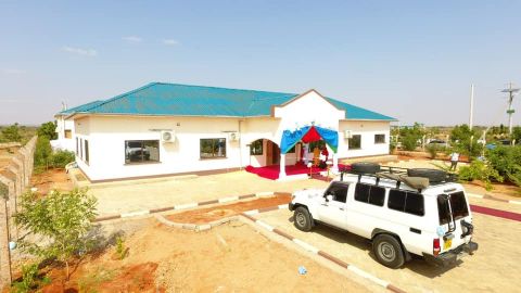 The regional peace, cohesion and heritage center in Mandera town that was officially opened by Governor Ali Roba on Tuesday.