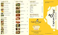 Captain Egg menu 1