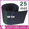 25 Mét Bầu Ươm Cây V6 Cao 60Cm Dày 6Mm, Cắt Theo Mét Dài Khách Đặt, Tặng Ốc Vít - 77903