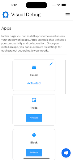 Screenshot Visual Debug