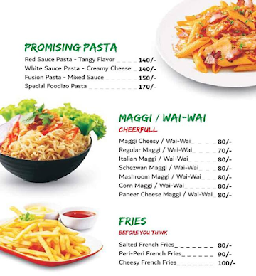 E - Foodizo Kitchen menu 