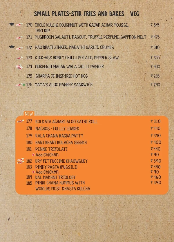 Prankster menu 