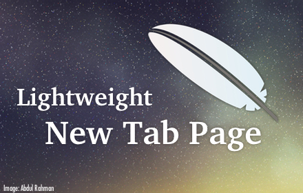 Lightweight New Tab Page Preview image 0