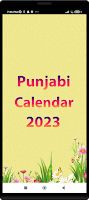 Punjabi Calendar 2023 Screenshot
