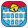 Thème de clavier Blue Fat Cat icon