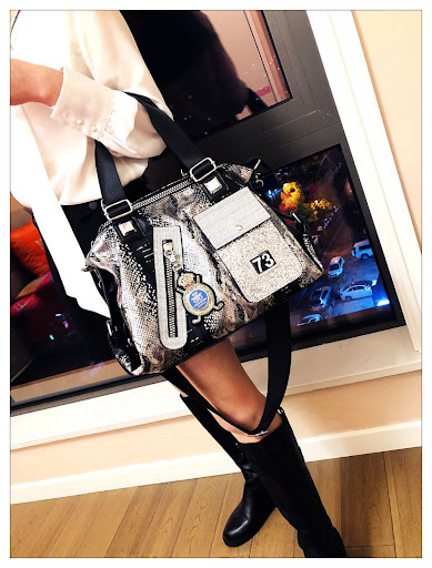 Title 3, Personalized Diamond Soft Leather Cross-body Ba...