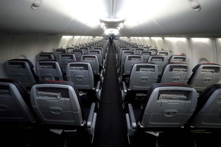 An empty Boeing 737 Max aeroplane in a maintenance hanger in Tulsa, Oklahoma, the US. File photo: REUTERS/CARLO ALLEGRI