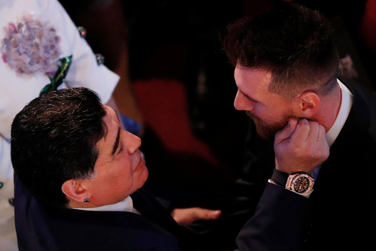 Lionel Messi adresse un message à Diego Maradona 