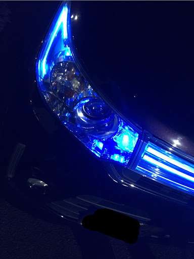 ワゴンrスティングレー Mh44sの愛車紹介 Diy ポジションランプ交換 青色ledに関するカスタム メンテナンスの投稿画像 車 のカスタム情報はcartune
