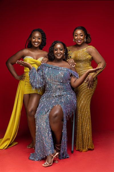 Gloria, Mercy and Betty Kyallo