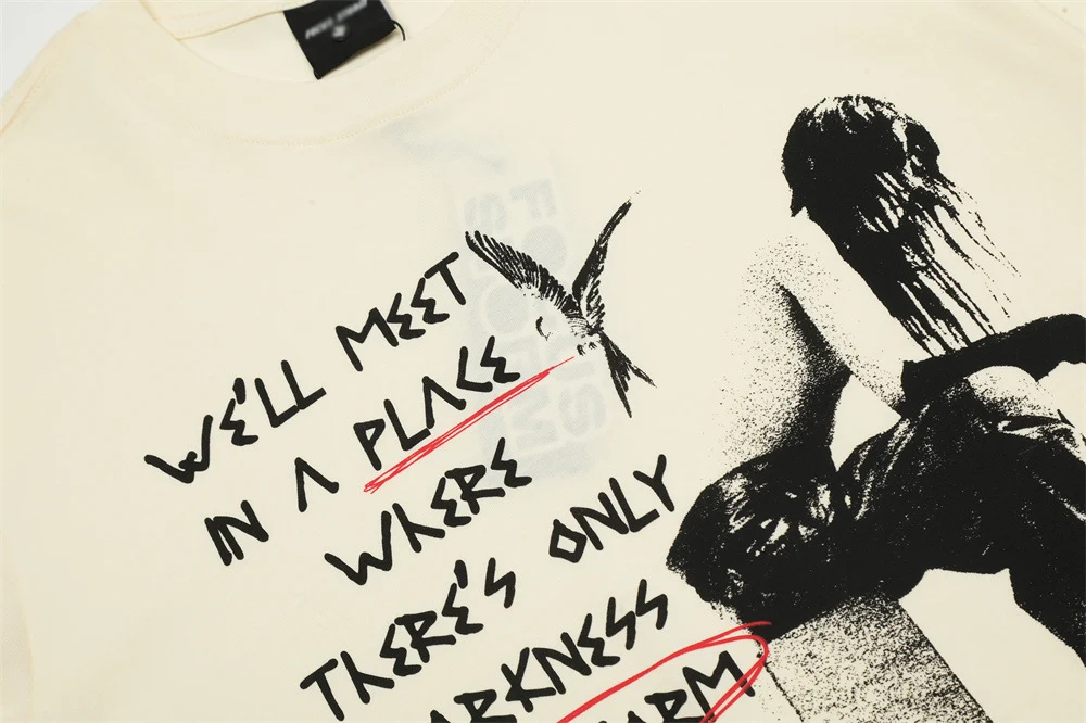 Title 9, Heren T-shirt met Korte Mouw, Bedrukt, Los Casu...