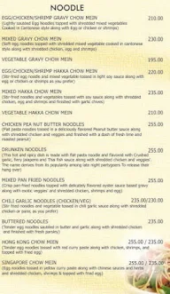 Calcutta Bistro menu 4