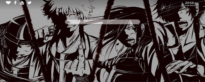 Gintama Wallpaper New Tab Background marquee promo image