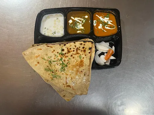 Butter Paratha Thali