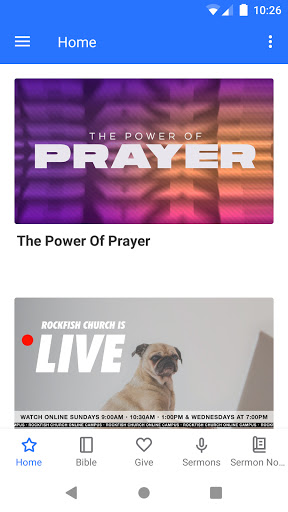 Screenshot RockFish Church
