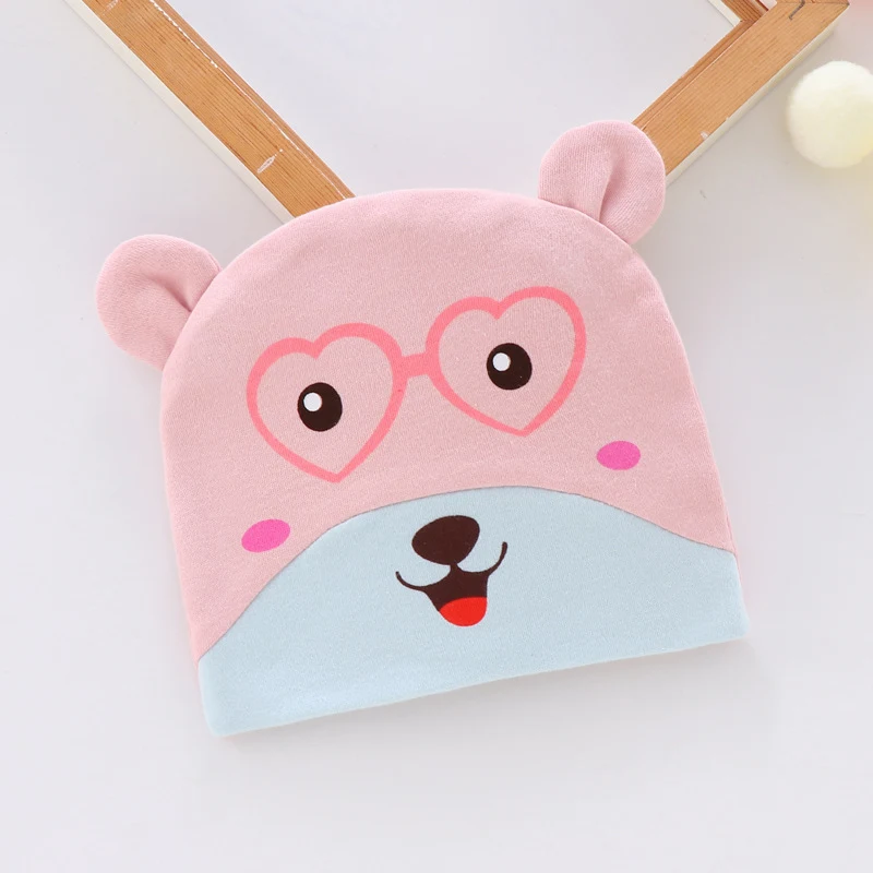 Bonnet de dessin animé de pleine lune pour bébé nouveau-né, doux et adorable, idéal pour les photos et pour garder bébé au chaud et heureux.
